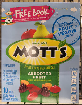 Mott's Assorted Fruit Flavored Snacks 10 Count