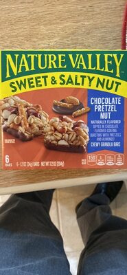 Chocolate Pretzel Nut Chewy Granola Bars