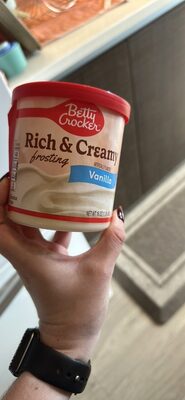 Rich & Creamy frosting Vanilla