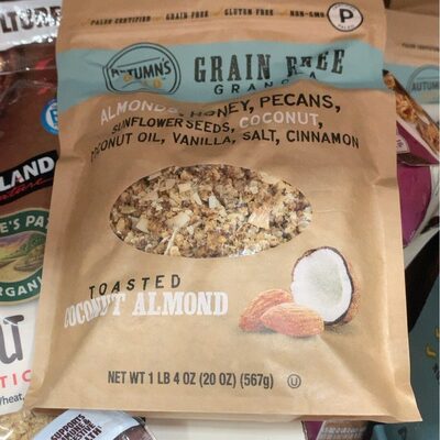 Grain Free Granola Toasted Coconut Almond