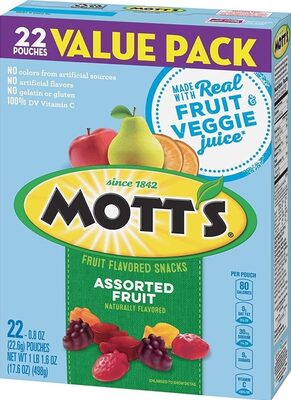 Assorted fruit snacks