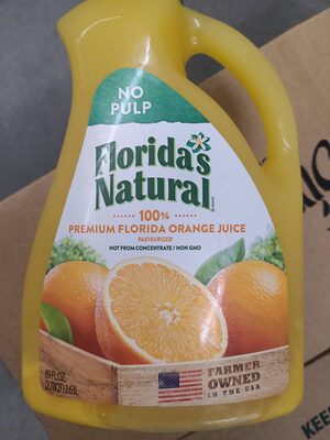 No Pulp 100% Premium Orange Juice From Concentrate Pasteurized