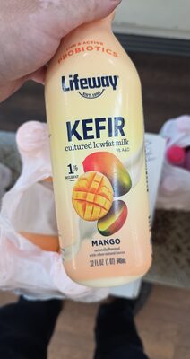 Mango kefir cultured lowfat milk, mango