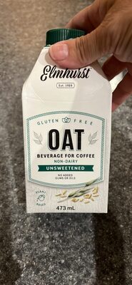 OAT BEVERAGE FOR COFFEE NON-DAIRY UNSWEETENED