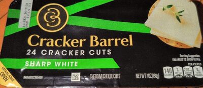 Sharp White Cheddar Cheese Cuts