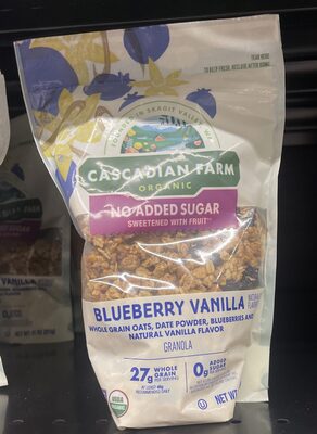 No Added Sugar Blueberry Vanilla Granola
