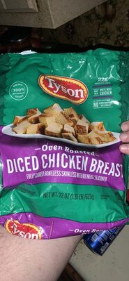 Oven Roasted Diced Chicken Breast