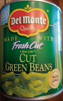 Fresh cut green beans