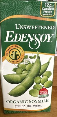 Edensoy Unsweetened Soymilk