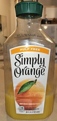 Simply Orange Pulp Free