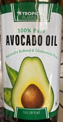 Tropical plantation pure avocado oil cholesterol