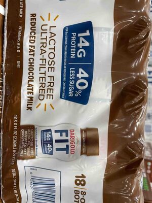 Lactose Free Ultra-filtered Reduced Fat Chocolate Milk