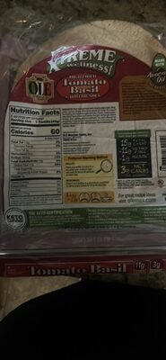 Tomato Basil Tortilla Wraps