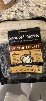 Roasted Garlic Chicken Sausage
