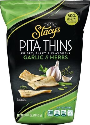 Baked pita thins
