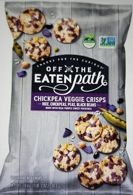Chickpea Veggie Crisps Made With Real Purple Sweet Potatoes