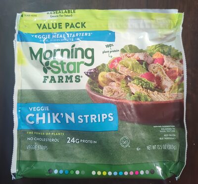 Chik'n strips lightly seasoned veggie chik'n strips