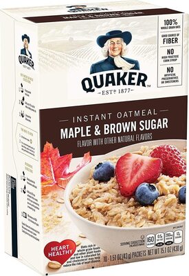 Maple & Brown Sugar Instant Oatmeal