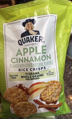 Apple Cinnamon Rice Crisps