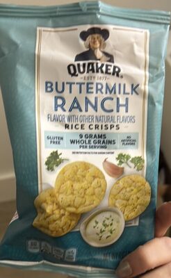 BUTTERMILK RANCH RICE CRISPS