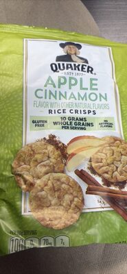 Apple Cinnamon Rice Crisps