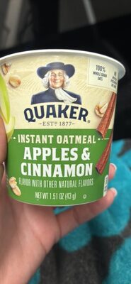 Instant Oatmeal Apples & Cinnamon