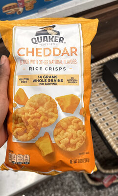 Cheddar Rice Crisps