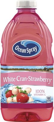 White cranberry strawberry juice
