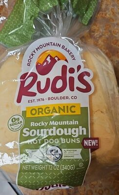 Organic Rocky Mountain Sourdough Hot Dog Buns