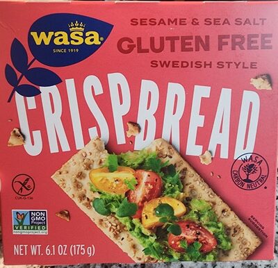 Gluten Free Sesame & Sea Salt Crispbread