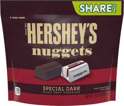 Nuggets share size dark chocolate