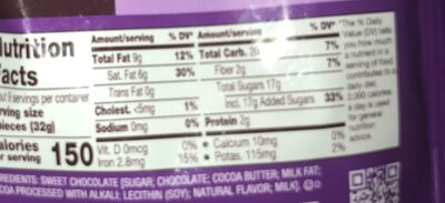 Kisses special dark mildly sweet chocolate