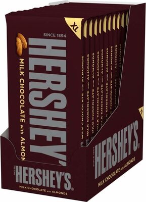 milk chocolate with almonds