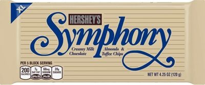 Symphony extra large creamy milk chocolate with