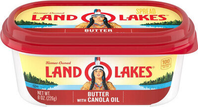 Land o lakes butter with canola oil
