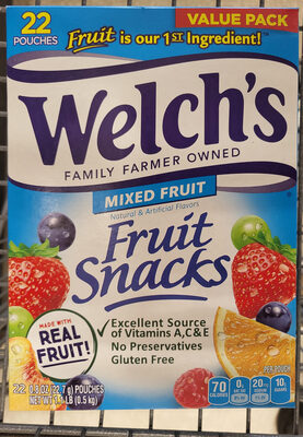 Welch's Mixed Fruit Fruit Snacks