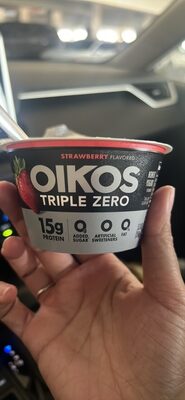 Oikos Triple Zero Strawberry Flavored