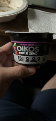 MIXED BERRY FLAVOURED OIKOS TRIPLE ZERO