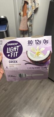 GREEK toasted coconut vanilla