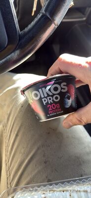 Oikos Pro Mixed Berry Flavored Yogurt
