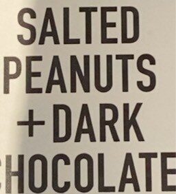 Salted Peanuts + Dark Chocolate 60% Cocoa