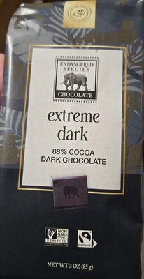 88% Cocoa Extreme Dark Chocolate