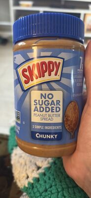 No Sugar Added Peanut Butter Spread Chunky