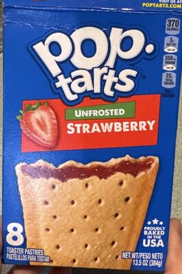 Pop tarts unfrosted strawberry