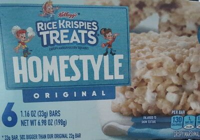 Rice crispy treats homestyle original