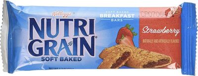 Kelloggs nutrigrain strawberry cereal bars