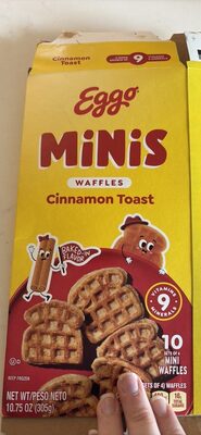 Mini Waffles Cinnamon Toast