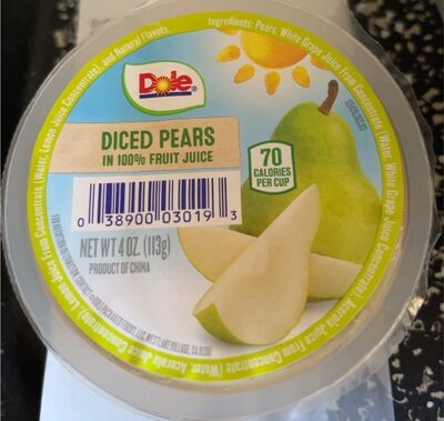 Diced Pears