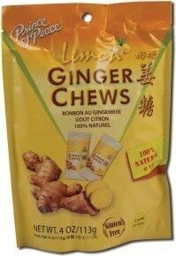 Lemon ginger chews