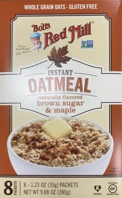 Instant Oatmeal brown sugar & maple imp